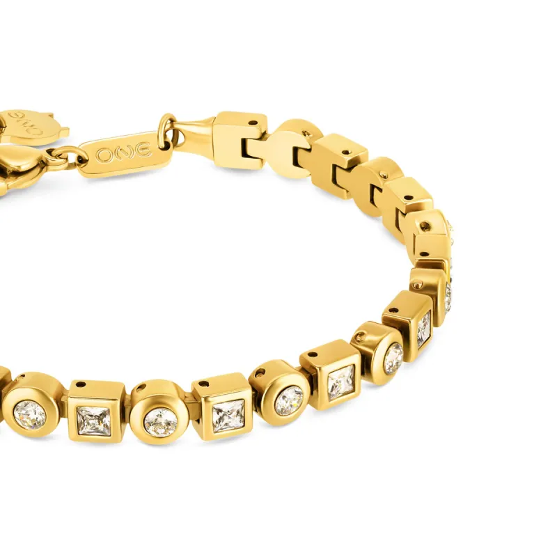 Ladies' Bracelet One Jewels OJBA28G Golden